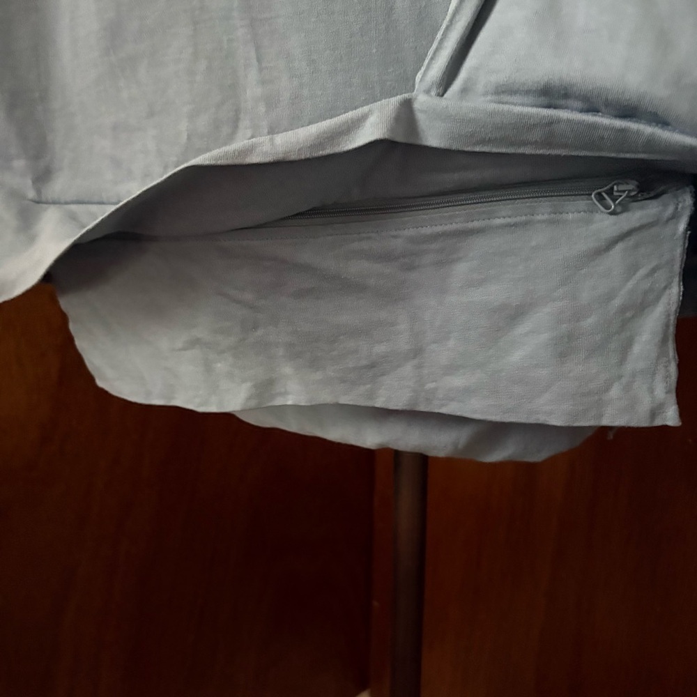 AMBUSH sz S Waist Pocket Tshirt Light Blue Jersey Shirt Short Sleeve - Picture 5 of 14